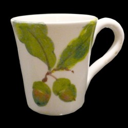 Feuille de chêne Mug H 11 cm