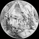 Assiettes Contes de Perrault Creil XIXème série de 12