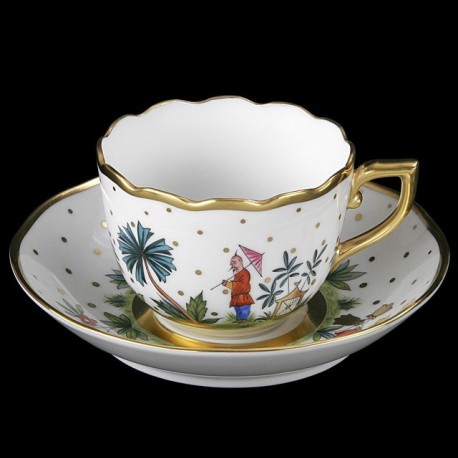 Herend FODO Tasse à café et sous-tasse - 200 ml