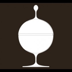 Bonbonnière en cristal collection Oswald Haerdtl