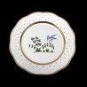 Herend FODO Oiseau bleu à long cou - assiette de table 26cm de diamètre