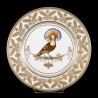 Porcelain Moucherolles Sèvres style dinner plate XXth century 