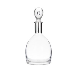 Carafe à vin en cristal et argent n°1