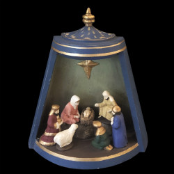Crèche bleue