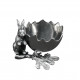 Pewter Eggcup Rabbit