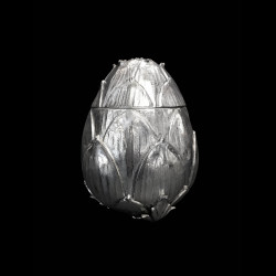 Seau à glaçons Artichaut par Mauro Manetti en métal argenté