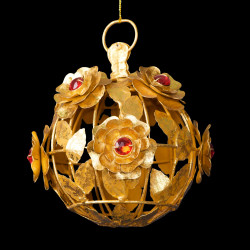 Sphère de Roses coeur Rubis