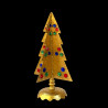 Small tree with red, blue & green rhinestone