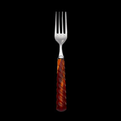 Fourchette de table collection cordage ambre