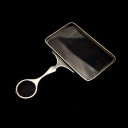 loupe George V rectangulaire Chester 1924 Ag