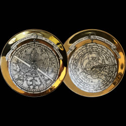 8 Piero Fornasetti Astrolabio Porcelain Plates circa 1970