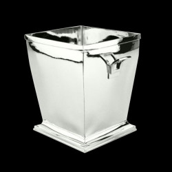 Seau à champagne argent massif esprit Art déco