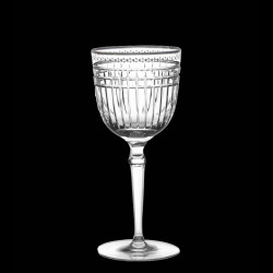 Platinum Cut Crystal Water glass