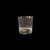 Verre Gobelet en cristal côtelé Figaro