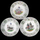 12 Assiettes chevaux Creil et Montereau XIXe siècle