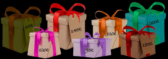 Gifts from 60 € to 200 €