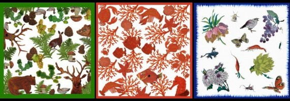 Paper napkins, trays