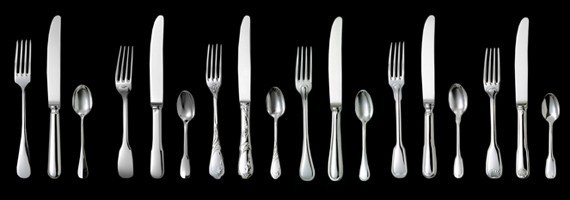 Silver cutlery