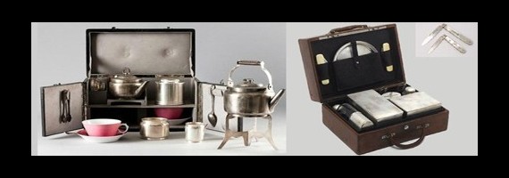 Voyages, valises à thé