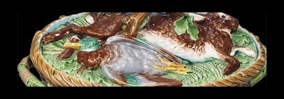 Majolica, Asparagus plates